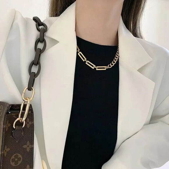 Gold Runway Necklace - Picture 5 of 5